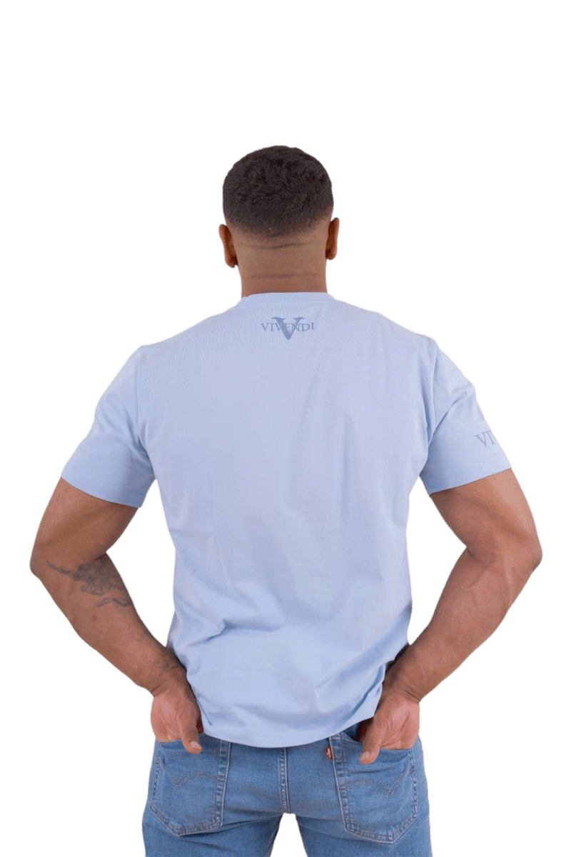 VIVENDI - Classic T-Shirt - blue – Bild 3